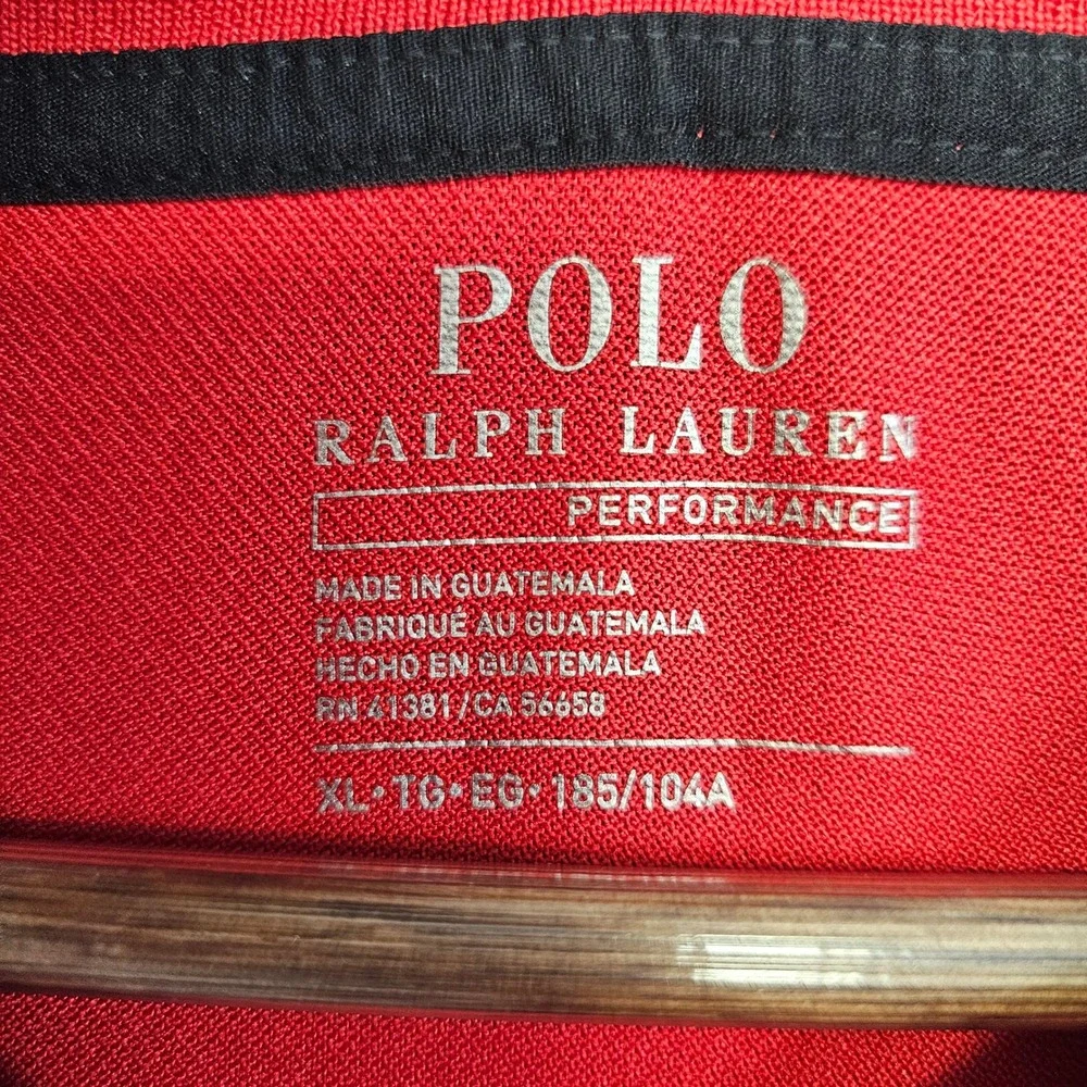 Polo Ralph Lauren Performance Color Block Golf Polo Shirt Men's XL Preppy Casual